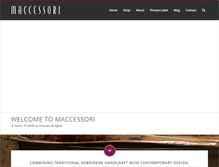 Tablet Screenshot of maccessori.com